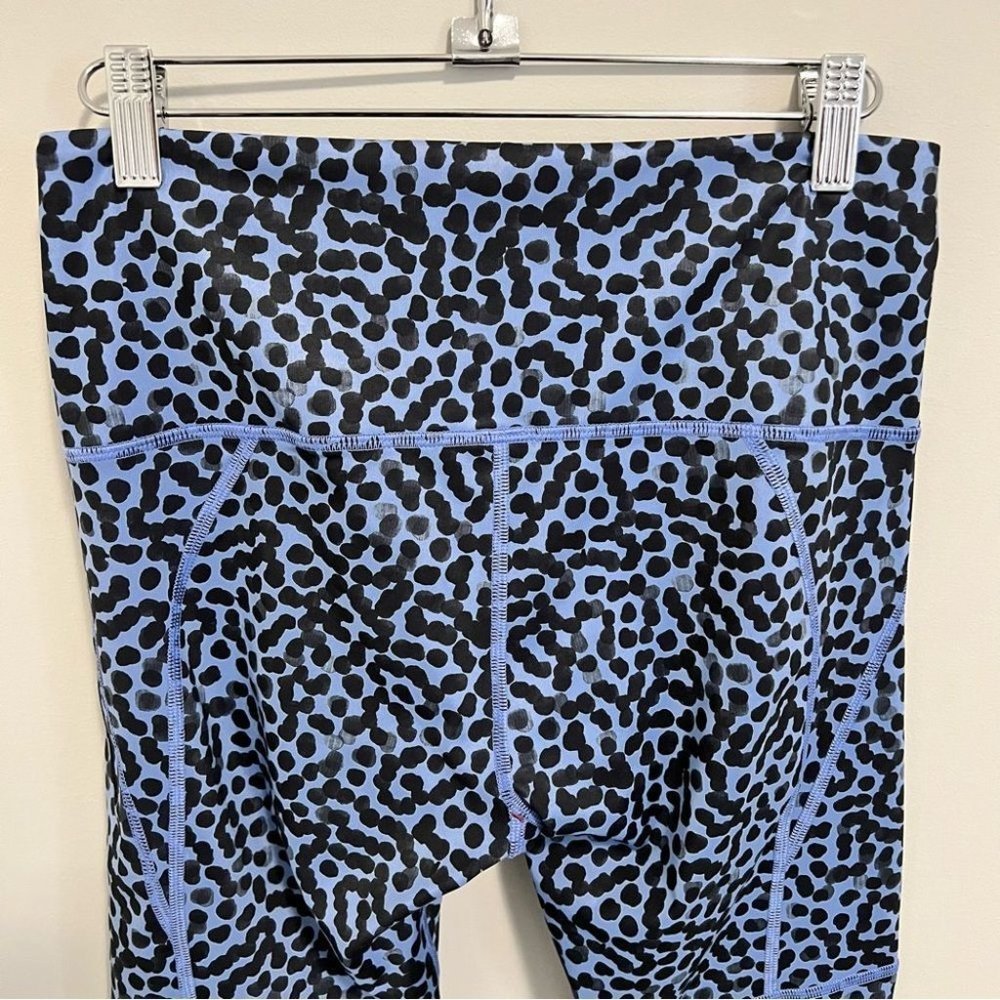 Lululemon All Sport Crop Legging Ace Spot Lullaby Black - Picture 9 of 14